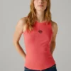 Ärmelloses Top mit Rippbündchen Ärmelloses Top mit Rippbündchen