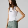 Ärmelloses Top mit Rippbündchen Ärmelloses Top mit Rippbündchen