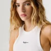 Ärmelloses Top mit Rippbündchen Ärmelloses Top mit Rippbündchen