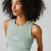 Ärmelloses Top mit Rippbündchen Ärmelloses Top mit Rippbündchen