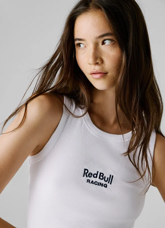 Ärmelloses Top mit Rippbündchen Ärmelloses Top mit Rippbündchen