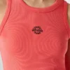 Ärmelloses Top mit Rippbündchen Ärmelloses Top mit Rippbündchen