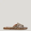 Sandalen mit Animal-Print Sandalen mit Animal-Print