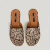 Sandalen mit Animal-Print Sandalen mit Animal-Print
