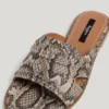 Sandalen mit Animal-Print Sandalen mit Animal-Print