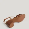 Sandalen mit Animal-Print-Details