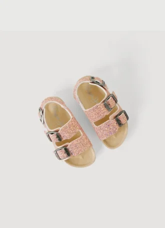 Sandalen mit Glitzer-Details