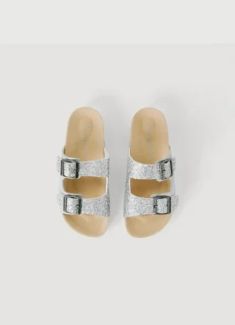 Sandalen mit Glitzer-Details