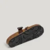 Sandalen mit Tierprint und Schnalle