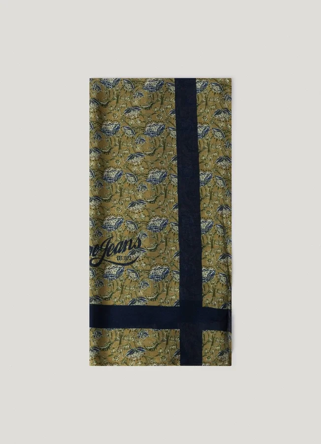 Schal mit Blumenmuster Schal mit Blumenmuster