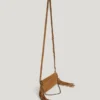 Schultertasche aus Wildleder mit Fransen