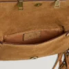 Schultertasche aus Wildleder mit Fransen