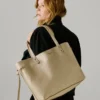 Shopper-Tasche in Lederoptik