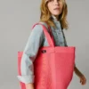 Shopper-Tasche mit Logo-Print