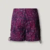 Shorts mit abstraktem Print