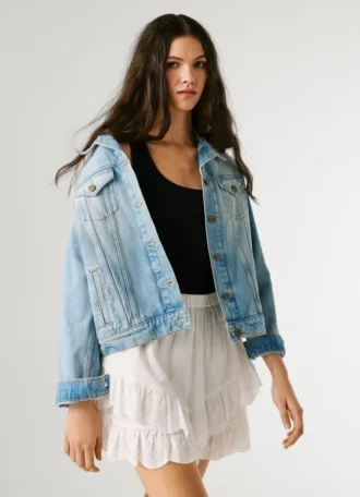 Skort mit Rüschen