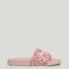 Slider-Sandalen mit Animal-Print Slider-Sandalen mit Animal-Print
