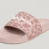 Slider-Sandalen mit Animal-Print Slider-Sandalen mit Animal-Print