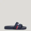 Slider-Sandalen mit Logo Slider-Sandalen mit Logo