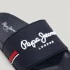 Slider-Sandalen mit Logo Slider-Sandalen mit Logo