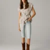 Slim-Fit-Denim-Bermudashorts Slim-Fit-Denim-Bermudashorts