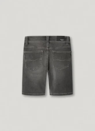 Slim-Fit-Denim-Bermudashorts