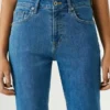 Slim-Fit-Denim-Bermudashorts