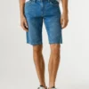 Slim-Fit-Denim-Bermudashorts Slim-Fit-Denim-Bermudashorts