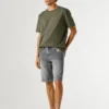 Slim-Fit-Denim-Bermudashorts Slim-Fit-Denim-Bermudashorts