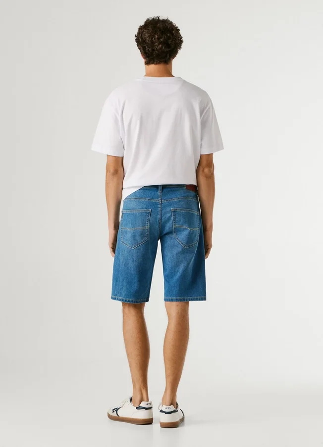 Slim-Fit-Denim-Bermudashorts Slim-Fit-Denim-Bermudashorts