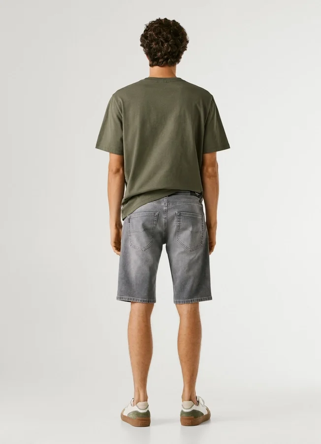 Slim-Fit-Denim-Bermudashorts Slim-Fit-Denim-Bermudashorts