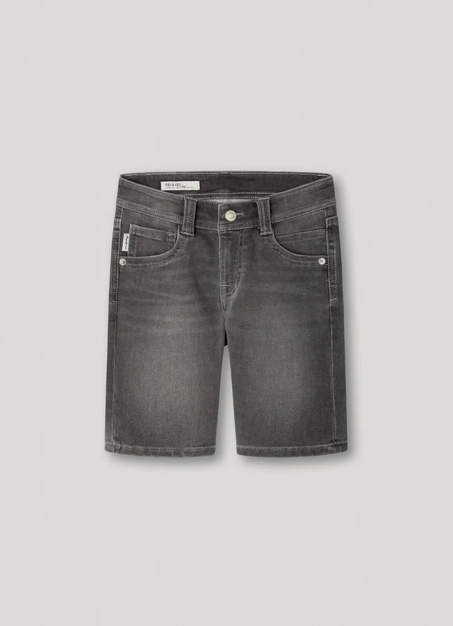 Slim-Fit-Denim-Bermudashorts Slim-Fit-Denim-Bermudashorts