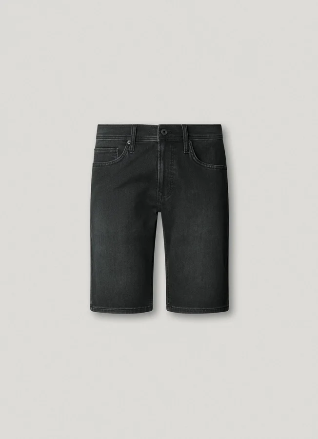 Slim-Fit-Denim-Bermudashorts Slim-Fit-Denim-Bermudashorts