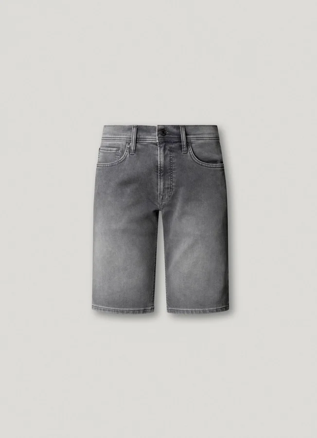 Slim-Fit-Denim-Bermudashorts Slim-Fit-Denim-Bermudashorts
