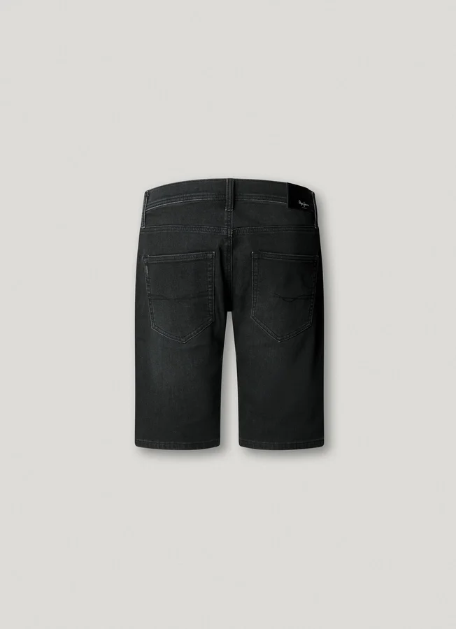 Slim-Fit-Denim-Bermudashorts Slim-Fit-Denim-Bermudashorts