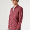 Slim-Fit-Hemd aus kariertem Popeline Slim-Fit-Hemd aus kariertem Popeline