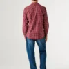 Slim-Fit-Hemd aus kariertem Popeline Slim-Fit-Hemd aus kariertem Popeline