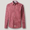Slim-Fit-Hemd aus kariertem Popeline Slim-Fit-Hemd aus kariertem Popeline