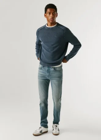 Slim-Fit-Jeans mit mittlerer Leibhöhe – Hatch