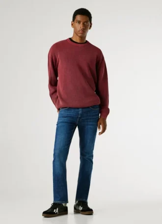 Slim-Fit-Jeans mit mittlerer Leibhöhe – Hatch