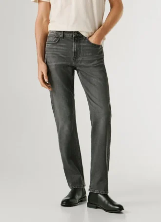 Slim-Fit-Jeans mit mittlerer Leibhöhe – Hatch