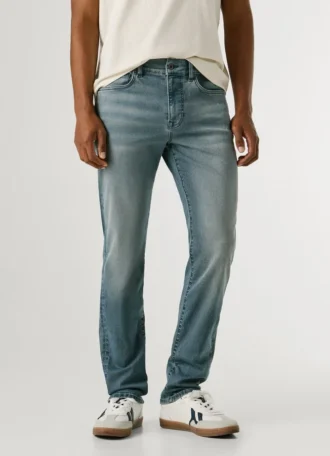 Slim-Fit-Jeans mit mittlerer Leibhöhe – Hatch