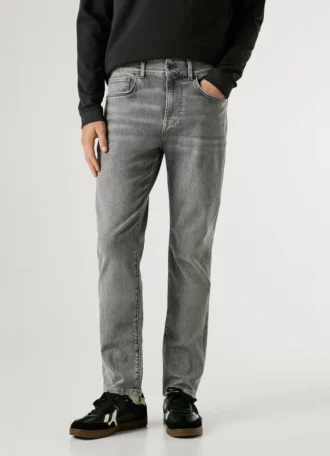 Slim-Fit-Jeans mit mittlerer Leibhöhe – Hatch