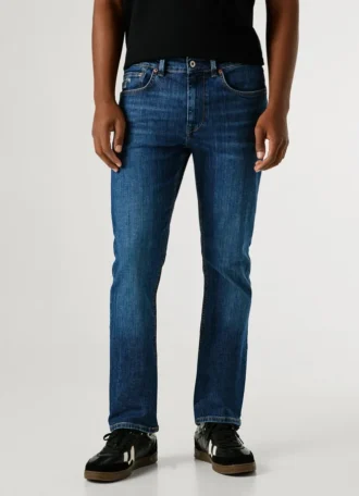Slim-Fit-Jeans mit mittlerer Leibhöhe – Hatch