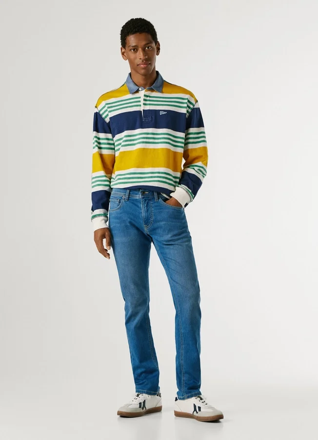 Slim-Fit-Jeans mit mittlerer Leibhöhe – Track Slim-Fit-Jeans mit mittlerer Leibhöhe – Track