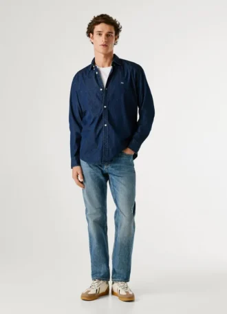 Slim-Fit-Jeanshemd