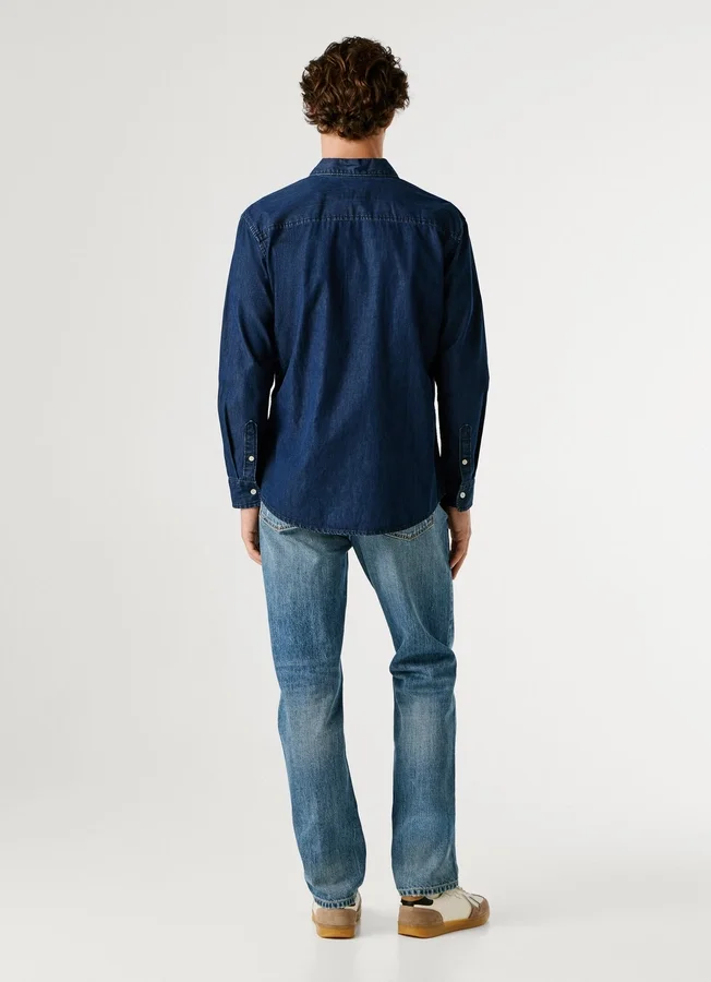 Slim-Fit-Jeanshemd Slim-Fit-Jeanshemd
