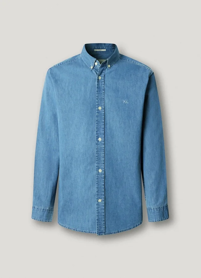 Slim-Fit-Jeanshemd Slim-Fit-Jeanshemd