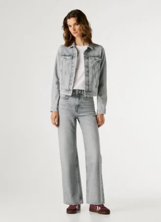 Slim-Fit-Jeansjacke