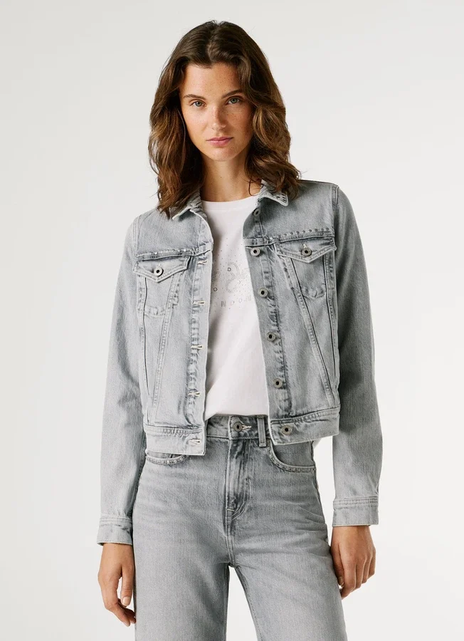 Slim-Fit-Jeansjacke Slim-Fit-Jeansjacke